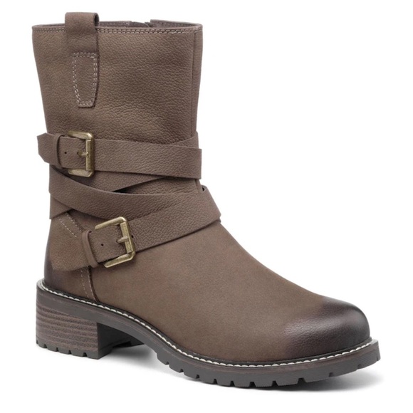 hotter Shoes - Hotter Brown Blair Zip Fastening Boots Size 9